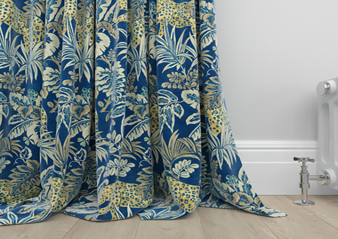 Leopard, Lapis - Made to Measure Curtain - Image 6